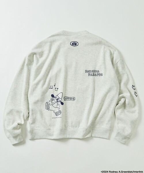 【セール】限定展開 PaRappa the Rapper/パラッパラッパー 別注 リラックスフィット ランダムプリント クルーネックスウェット/Random（スウェット）｜FREAK'S STORE（フリークスストア）