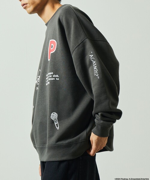 【セール】限定展開 PaRappa the Rapper/パラッパラッパー 別注 リラックスフィット ランダムプリント クルーネックスウェット/Random（スウェット）｜FREAK'S STORE（フリークスストア）