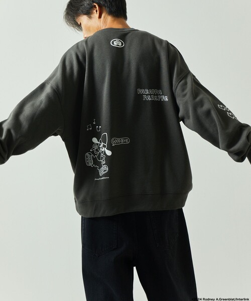 【セール】限定展開 PaRappa the Rapper/パラッパラッパー 別注 リラックスフィット ランダムプリント クルーネックスウェット/Random（スウェット）｜FREAK'S STORE（フリークスストア）