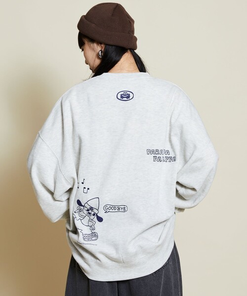 【セール】限定展開 PaRappa the Rapper/パラッパラッパー 別注 リラックスフィット ランダムプリント クルーネックスウェット/Random（スウェット）｜FREAK'S STORE（フリークスストア）