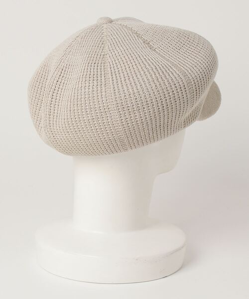 RACAL（ラカル）の「Milano Rib Thermo Knit Casquette / ミラノリブサーモニットキャスケット（キャスケット・レディース・グレー/ブラック/アイボリー/ネイビー・MEDIUM）」の5枚目の写真
