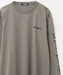 T-GRAPHICS 袖ロゴプリント長袖Tシャツ