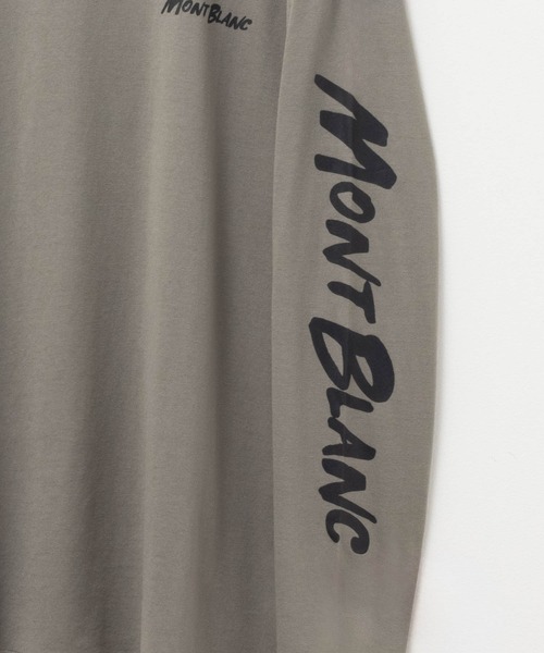 Mac-House(マックハウス)の「T-GRAPHICS 袖ロゴプリント長袖Tシャツ(Tシャツ/カットソー・メンズ・ホワイト/ブラック/カーキ/ブルーグレー・S/M/L/XL)」の19枚目の写真