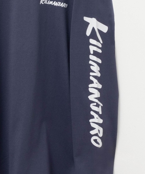 Mac-House(マックハウス)の「T-GRAPHICS 袖ロゴプリント長袖Tシャツ(Tシャツ/カットソー・メンズ・ホワイト/ブラック/カーキ/ブルーグレー・S/M/L/XL)」の15枚目の写真