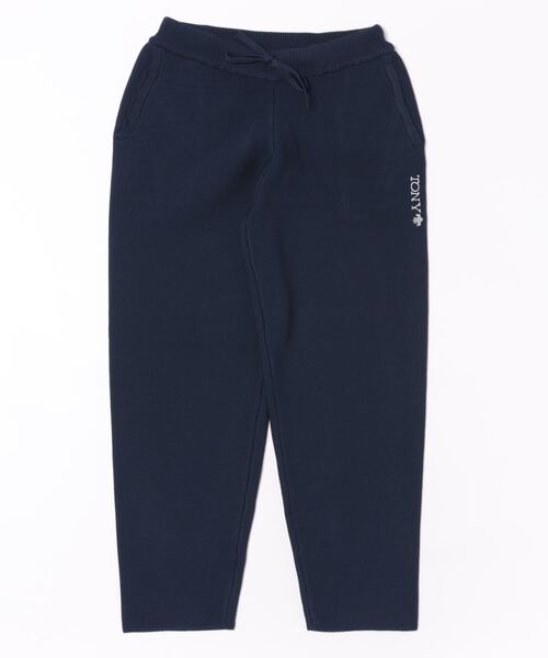 TonyTaizsun（トニータイズサン）の「【TonyTaizsun/トニータイズサン】Fairfax High School knit pants　ニットパンツ　ブランドロゴ刺繍（その他パンツ・メンズ・ネイビー/グレー・MEDIUM/LARGE/X-LARGE）」の7枚目の写真