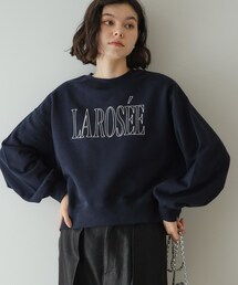OPAQUE.CLIP | ◆《美人百花掲載》ロゴ裏毛ショートトップス【洗濯機洗い可】(Tシャツ/カットソー)
