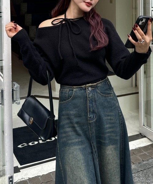 efill（エフィル）の「スクエア クラッチバック / ハンドバック（ハンドバッグ・レディース・ブラック・FREE）」の13枚目の写真