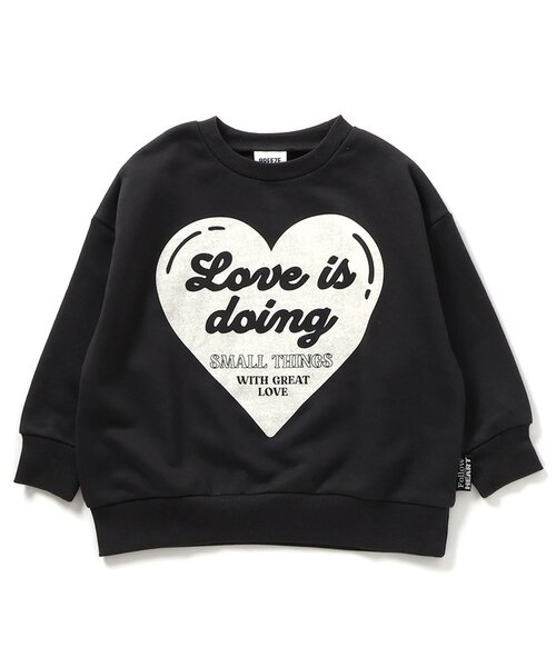 BREEZE(ブリーズ)の「【WEB限定】ハートフラワートレーナー(スウェット・キッズ・レッド/ブラック/ブルー/グレー・80/90/130/140/100/110/120)」の18枚目の写真