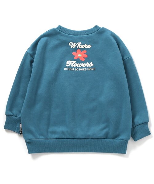 BREEZE(ブリーズ)の「【WEB限定】ハートフラワートレーナー(スウェット・キッズ・レッド/ブラック/ブルー/グレー・80/90/130/140/100/110/120)」の12枚目の写真