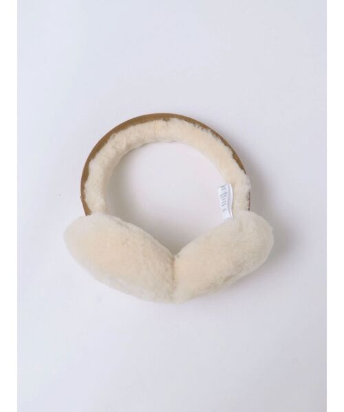 RUNWAY channel（ランウェイチャネル）の「【EMU Australia】ANGAHOOK EARMUFF（イヤーマフ・レディース・クリーム/ブラック・FREE）」の4枚目の写真