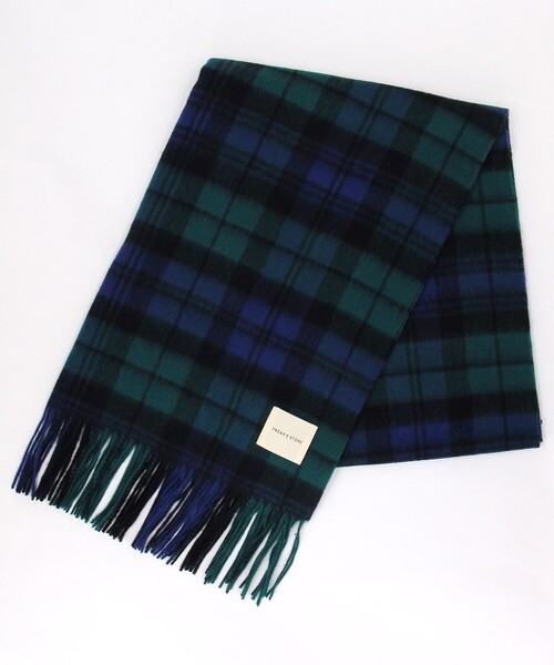 FREAK'S STORE（フリークスストア）の「ウールチェックマフラー（マフラー・レディース・レッド/グリーン/イエロー・ONE SIZE）」の8枚目の写真