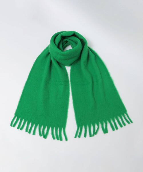 SHIPS（シップス）の「【WEB限定】SHIPS:〈洗濯機可能〉ボリューム マフラー (ソリッド)（マフラー・メンズ・グレー/ナチュラル/グリーン・ONE SIZE）」の12枚目の写真