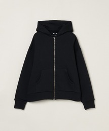 three dots（スリードッツ）の「スリークテリー zipupフーディ（スウェット）」