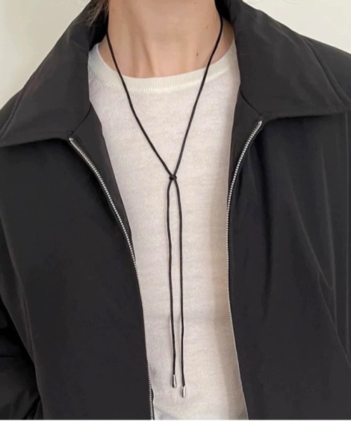 ARCHIVER（アーカイバ）の「【Bz】コードネックレス マルチウェイ/ユニセックス（MA/EK170）（ネックレス・レディース・ブラック・FREE）」の4枚目の写真