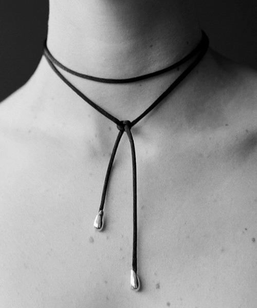 ARCHIVER（アーカイバ）の「【Bz】コードネックレス マルチウェイ/ユニセックス（MA/EK170）（ネックレス・レディース・ブラック・FREE）」の5枚目の写真