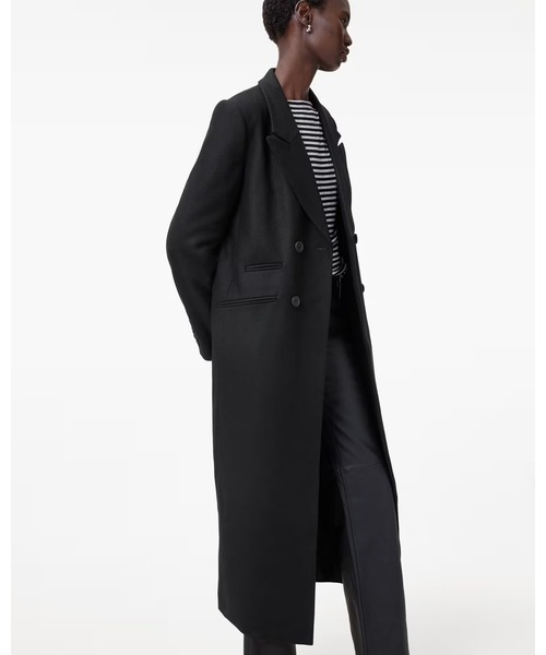 ALLSAINTS(オールセインツ)の「ELLEN DOUBLE BREASTED COAT | ELLEN ダブル ブレスト コート(チェスターコート・レディース・ブラック・4/6/8/10)」の6枚目の写真