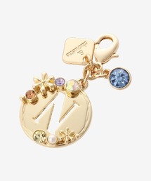& chouette（アンドシュエット）の「オーバルフラワーイニシャルファスナートップ(N)（キーホルダー・レディース）」