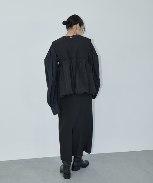 AIC.（エーアイシー）の「タックスリーブナイロンブラウス（シャツ/ブラウス・レディース・オフホワイト/ブラック・FREE）」の22枚目の写真