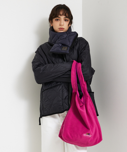 FRUIT OF THE LOOM（フルーツオブザルーム）の「【FRUIT OF THE LOOM】フリーストートバッグ / FREECE TOTE BAG【WEB限定】（トートバッグ・レディース・グリーン/ピンク/ブラウン/ネイビー/オレンジ/ライトグレー・フリー）」の20枚目の写真