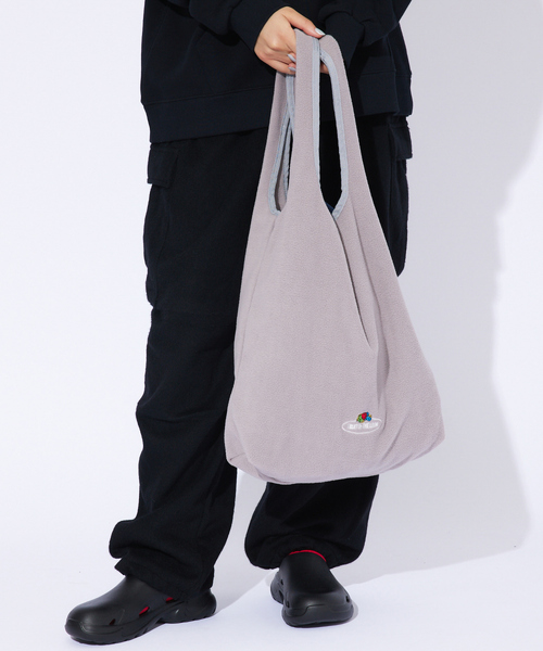 FRUIT OF THE LOOM（フルーツオブザルーム）の「【FRUIT OF THE LOOM】フリーストートバッグ / FREECE TOTE BAG【WEB限定】（トートバッグ・レディース・グリーン/ピンク/ブラウン/ネイビー/オレンジ/ライトグレー・フリー）」の22枚目の写真