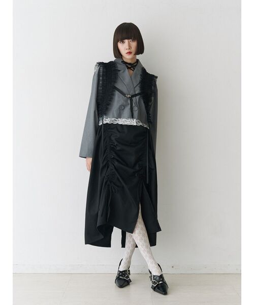 jouetie（ジュエティ）の「チュールハーネス（サスペンダー・レディース・オフホワイト/ブラック・FREE）」の15枚目の写真