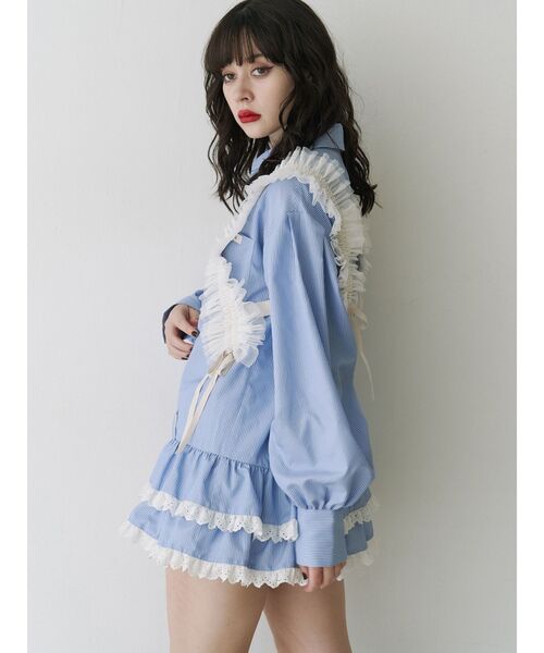 jouetie（ジュエティ）の「チュールハーネス（サスペンダー・レディース・オフホワイト/ブラック・FREE）」の14枚目の写真