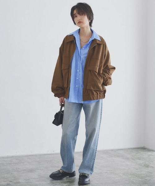RASW（ラス）の「[RASW]Made in JAPAN ストレートデニム（デニムパンツ・レディース・サックスブルー/ブルー・S/M/L）」の12枚目の写真