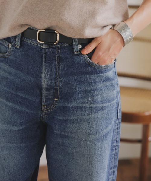 RASW（ラス）の「[RASW]Made in JAPAN ストレートデニム（デニムパンツ・レディース・サックスブルー/ブルー・S/M/L）」の6枚目の写真