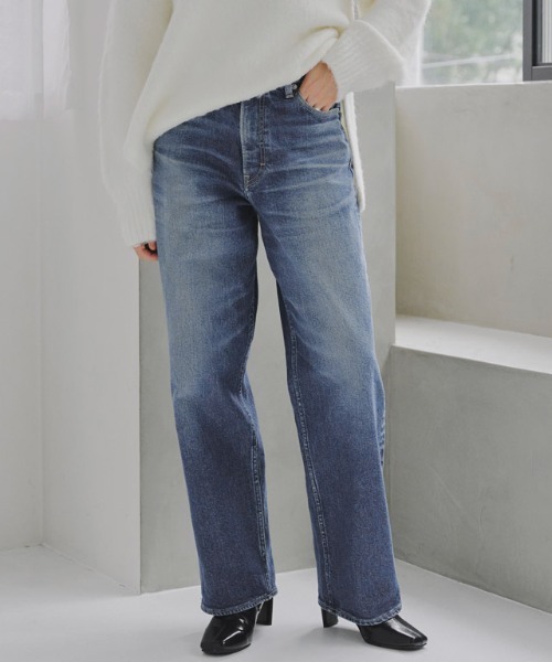 RASW（ラス）の「[RASW]Made in JAPAN ストレートデニム（デニムパンツ・レディース・サックスブルー/ブルー・S/M/L）」の21枚目の写真
