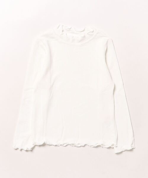 aimoha(アイモハ)の「【aimoha-KIDS-】フリルトップス(Tシャツ/カットソー・キッズ・ホワイト/ピンク/ベージュ/ブラック/チョコ・90/100/110/120/130/140)」の17枚目の写真