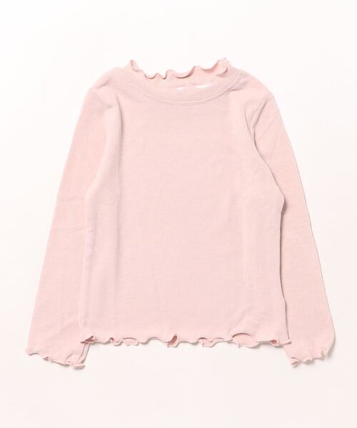 aimoha(アイモハ)の「【aimoha-KIDS-】フリルトップス(Tシャツ/カットソー・キッズ・ホワイト/ピンク/ベージュ/ブラック/チョコ・90/100/110/120/130/140)」の21枚目の写真