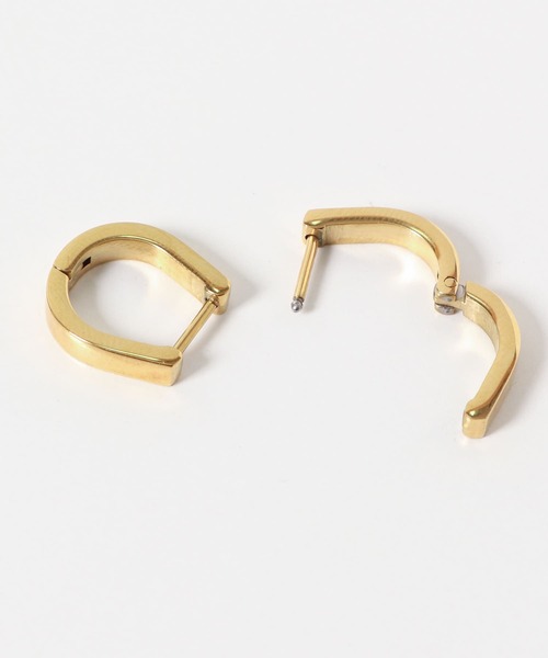 SMELLY(スメリー)の「ステンレスフープピアス(ピアス(両耳用)・レディース・ゴールド/シルバー・-)」の5枚目の写真