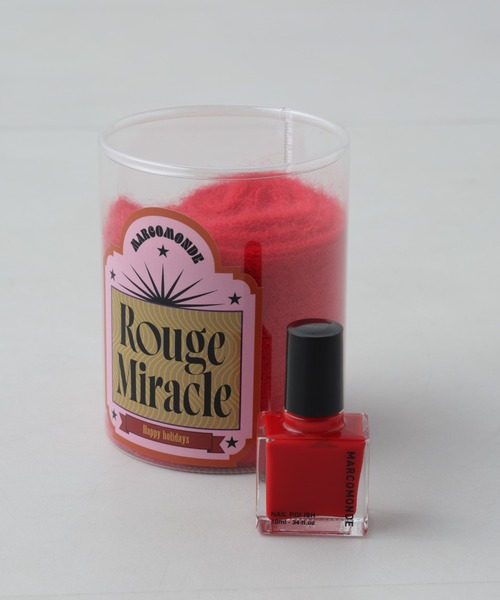 MARCOMONDE（マルコモンド）の「MARCOMONDE/holiday box set（ソックス/靴下・レディース・グレー/レッド・FREE）」の3枚目の写真