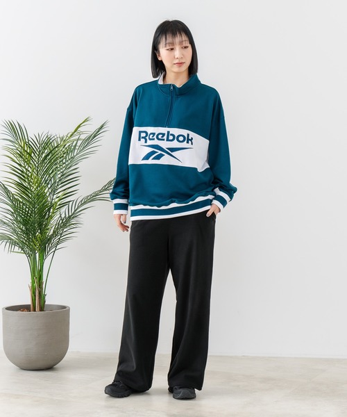 Reebok(リーボック)の「【Reebok/リーボック】裏毛 ロゴ 切替リブライン ハーフジッププルオーバー スウェット(スウェット・メンズ・グレー/ダークブルー/ブラック・LARGE/X-LARGE/MEDIUM)」の21枚目の写真