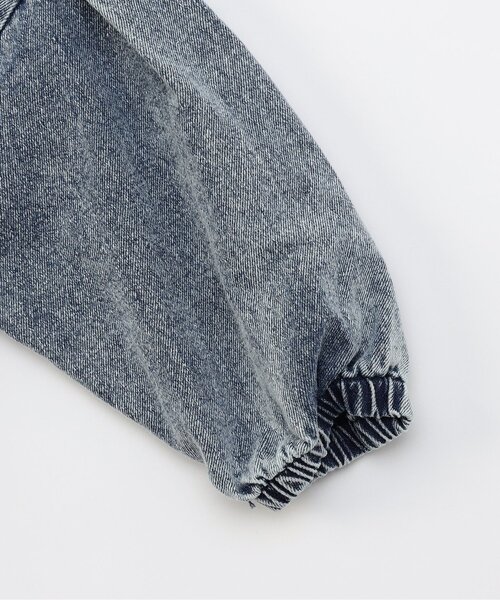 BREEZE（ブリーズ）の「【ジュニア対応】ハートポケットデニムジャケット（デニムジャケット・キッズ・サックスブルー・130/80/120/110/100/90/140）」の7枚目の写真