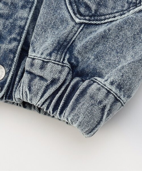 BREEZE（ブリーズ）の「【ジュニア対応】ハートポケットデニムジャケット（デニムジャケット・キッズ・サックスブルー・130/80/120/110/100/90/140）」の8枚目の写真