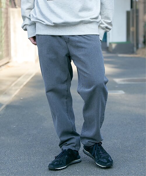 VENCEEXCHANGE（ヴァンスエクスチェンジ）の「デニムイージーパンツ（その他パンツ・メンズ・ブラック/ライトブルー/ダークグレー・L/M）」の2枚目の写真