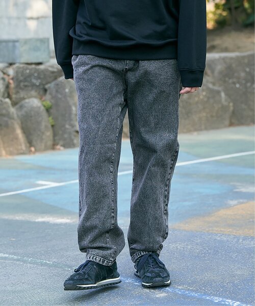 VENCEEXCHANGE（ヴァンスエクスチェンジ）の「デニムイージーパンツ（その他パンツ・メンズ・ブラック/ライトブルー/ダークグレー・L/M）」の4枚目の写真