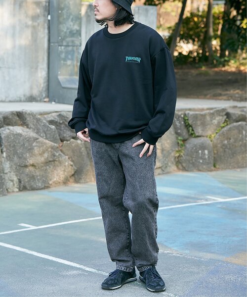 VENCEEXCHANGE（ヴァンスエクスチェンジ）の「デニムイージーパンツ（その他パンツ・メンズ・ブラック/ライトブルー/ダークグレー・L/M）」の6枚目の写真