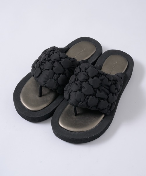 LA BELLE ETUDE（ラベルエチュード）の「ボリュームポコポコサンダル（サンダル・レディース・ライトブルー/ブラック/ライトパープル/ホワイト・L/M/S）」の8枚目の写真