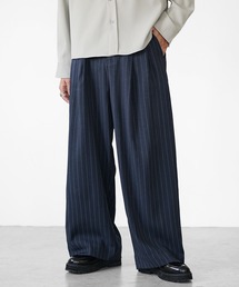 MinoriTY（マイノリティ）の「【MinoriTY】極とろみ素材クラシックダブルタックワイドスラックスバギーパンツ 春服 冬服 メンズ（スラックス）」