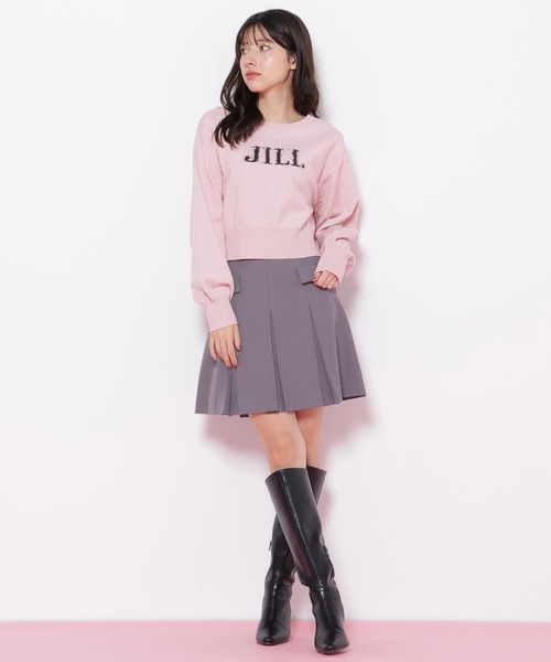 JILL by JILL STUART（ジルバイジルスチュアート）の「◇ファンシーヤーンビジューロゴニット（ニット/セーター・レディース・ブラック/グレー系その他/ホワイト/ピンク/ホワイト系その他・FREE）」の17枚目の写真