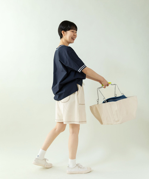 PAR ICI(パーリッシィ)の「アメリカンドライカノコ ハーフパンツ(その他パンツ・レディース・アイボリー/ブラック・FREE)」の16枚目の写真