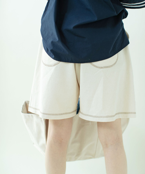 PAR ICI(パーリッシィ)の「アメリカンドライカノコ ハーフパンツ(その他パンツ・レディース・アイボリー/ブラック・FREE)」の8枚目の写真