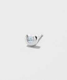 4℃ HOMME+（ヨンドシーオムプラス）の「【11月誕生石】シルバー ピアス/片耳用（ピアス（片耳用））」