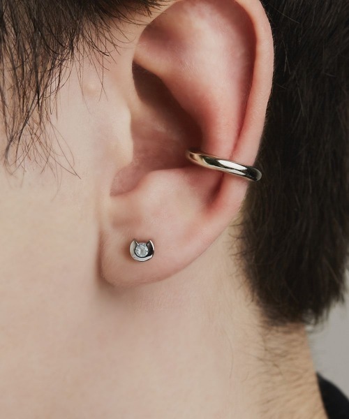 4℃ HOMME+(ヨンドシーオムプラス)の「【11月誕生石】シルバー ブルー・トパーズ ピアス/片耳用(ピアス(片耳用)・メンズ・シルバー・FREE)」の11枚目の写真