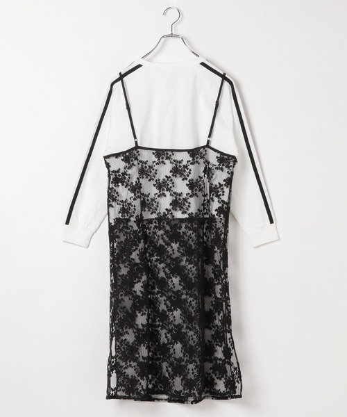 GLOBAL WORK（グローバルワーク）の「レースキャミセットヘビロッTEE長袖/289043（ワンピース・キッズ・ブラック/オフホワイト・130cm/140cm/150cm/160cm）」の17枚目の写真