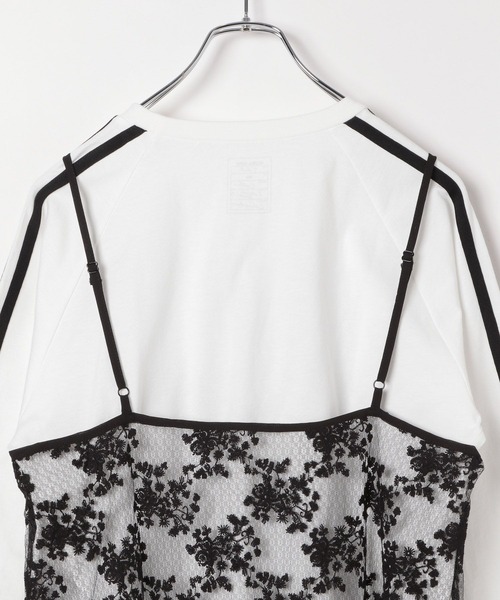 セール】レースキャミセットヘビロッTEE長袖/289043（ワンピース