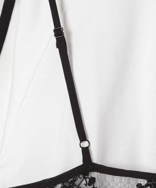 GLOBAL WORK（グローバルワーク）の「レースキャミセットヘビロッTEE長袖/289043（ワンピース・キッズ・ブラック/オフホワイト・130cm/140cm/150cm/160cm）」の19枚目の写真