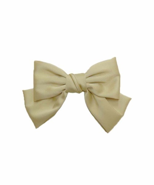 F i.n.t（フィント）の「サテンビッグリボンバレッタ/fint　フィント（バレッタ/ヘアクリップ・レディース・ピンク/ネイビー/ライトイエロー/ライトグリーン・FREE）」の9枚目の写真